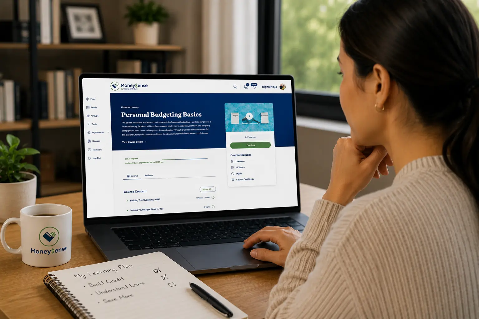 Online learning courses of Moneysense